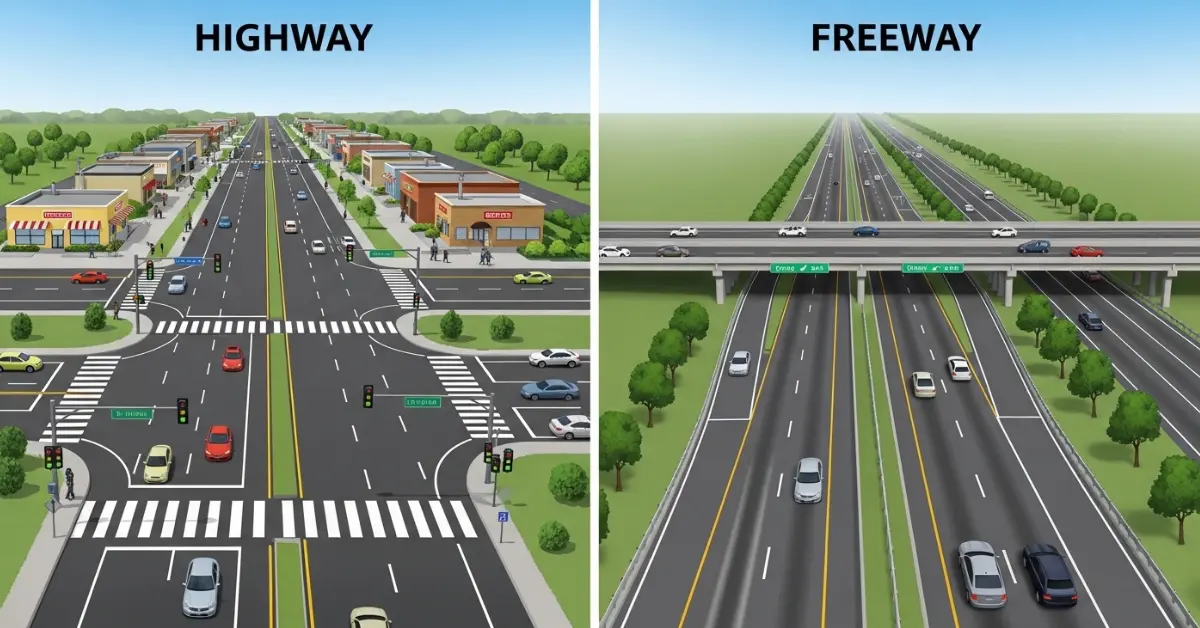 difference-between-highway-and-freeway